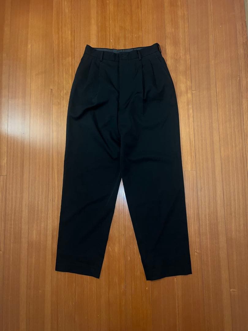 田中オム コムデギャルソン オム スラックス ウール 90s 黒 - メルカリ