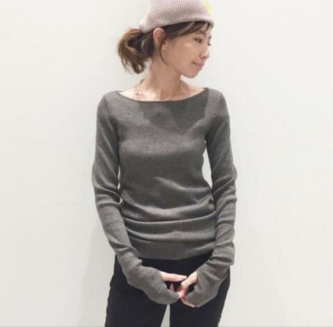 ★極美品★ アパルトモンドゥーズィエムクラス RibKnitグレージュ ☆美品☆ アパルトモンドゥーズィエムクラス RibKnitグレージュ - メルカリ