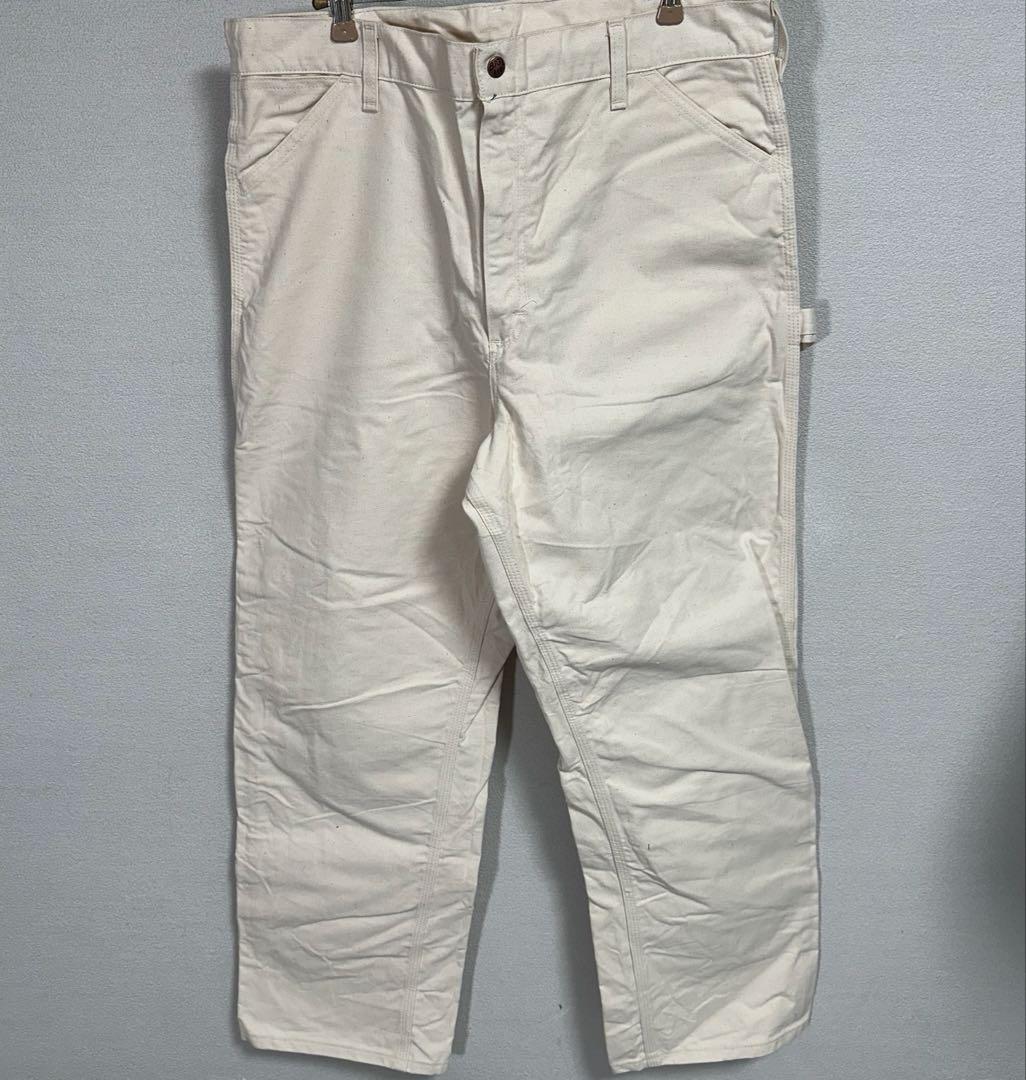 80s〜 bigmac USA製 ホワイトペインターパンツ アメカジ バイカー