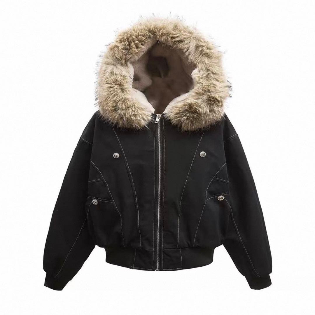 人気品⭐️新品・エッジライン裏ボアジャケットファー付き PCTOKYO M