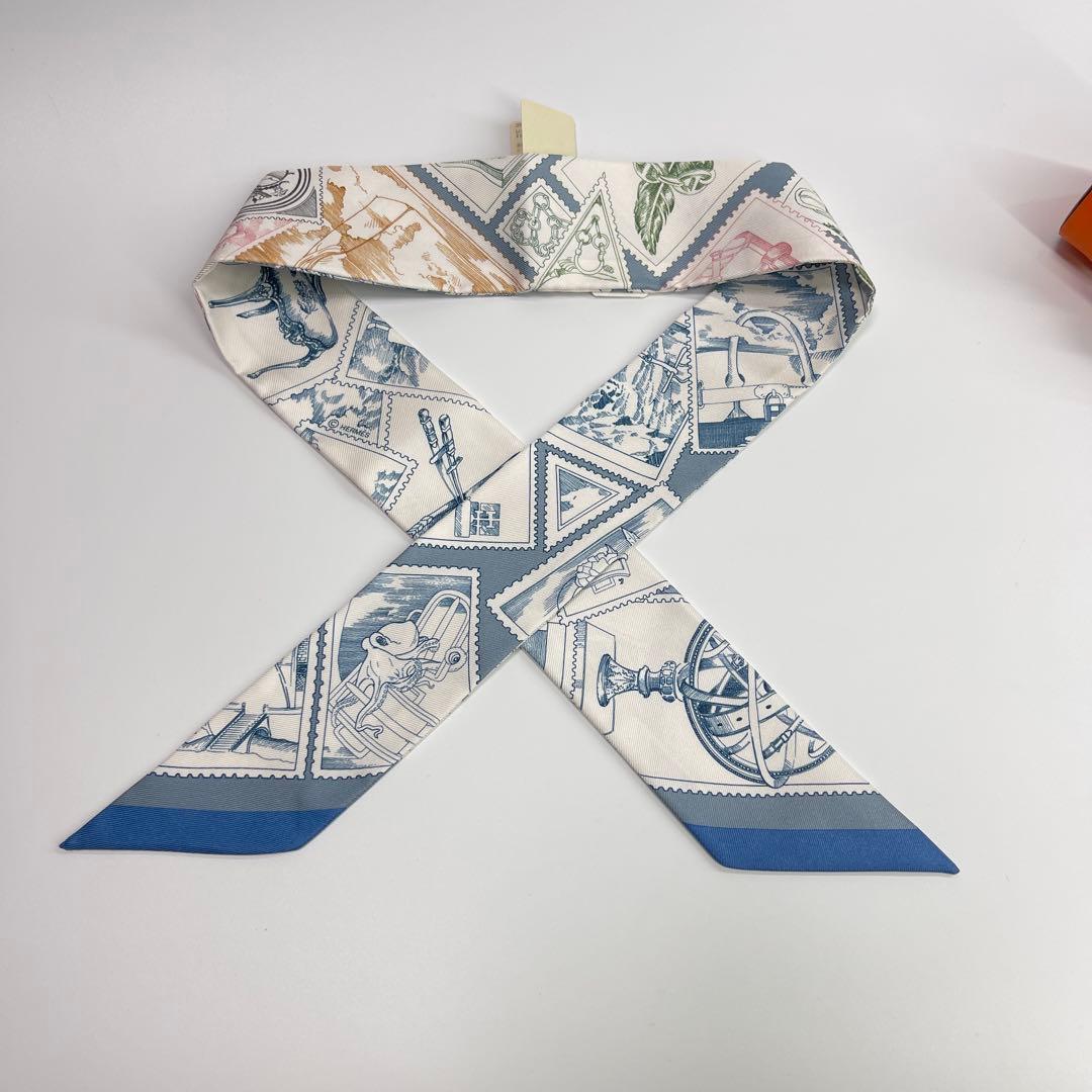 エルメス ツイリーTwilly 《フォーブルの切手愛好家》【新品未使用品