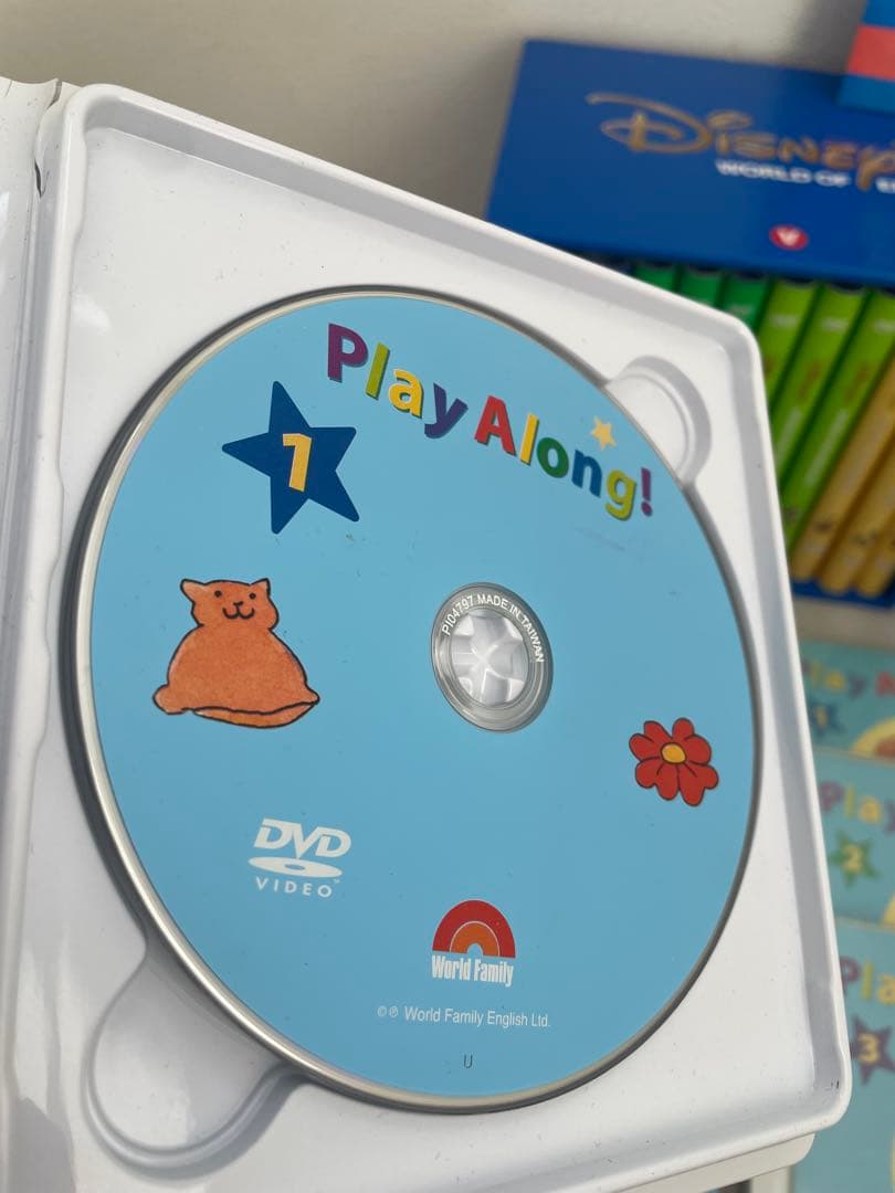 DWE ディズニー英語システム ストレートプレイ DVD全12巻 美品 534