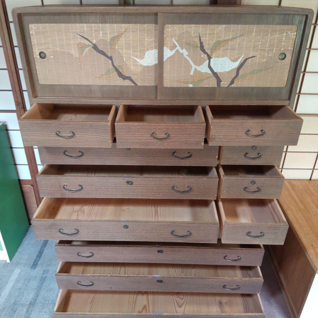 桐箪笥 着物収納 昭和レトロ 和ダンス 中古品 - メルカリ