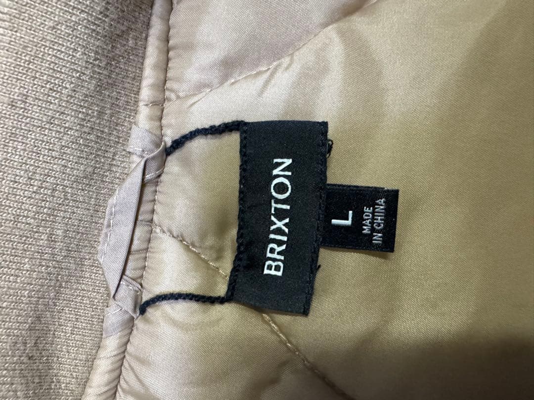 Brixton ブリクストン リバーシブル ベスト L ベージュ - メルカリ
