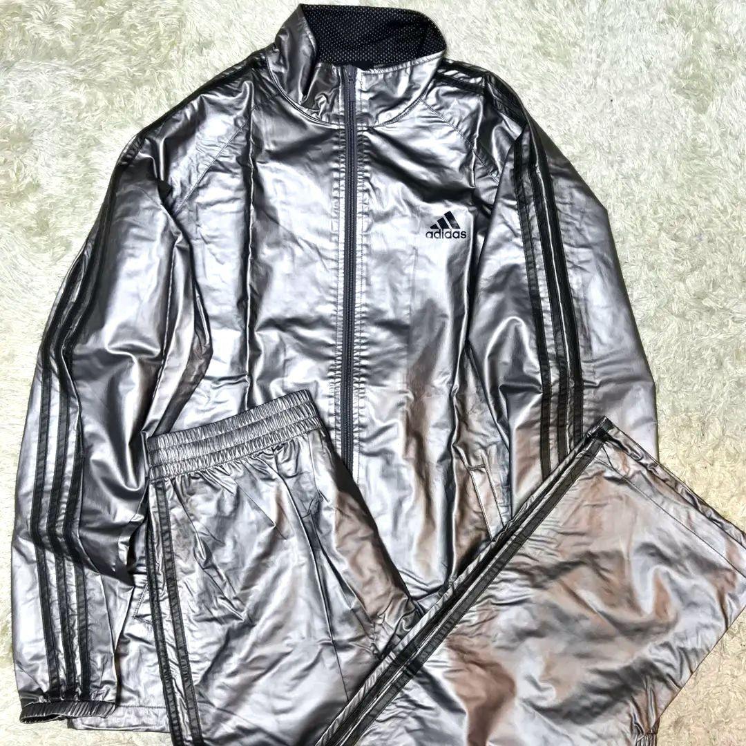 希少色　アディダス　ジャージ セットアップ ロゴ シルバー JD2006 L adidas Originals アディダス ジャージ ファイヤーバード トラック