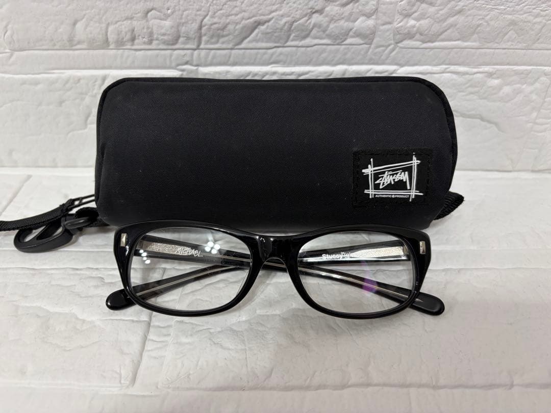 美品】old stussy michaelサングラスメガネ 純正クリアレンズ - メルカリ