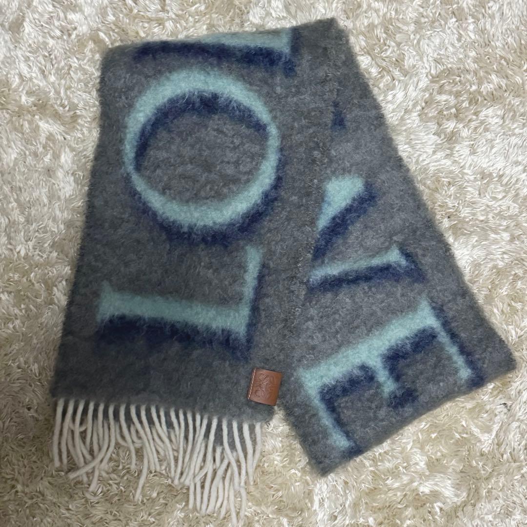 LOEWE ロエベ ロゴ入り大判マフラー モヘア ウール 楽天市場】LOEWE ロエベ MOHAIR SCARF モヘア ストール マフラー
