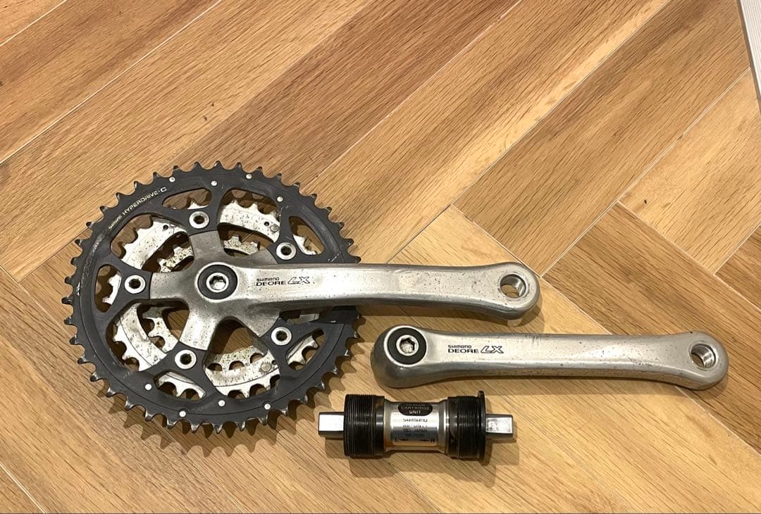 オールドシマノ デオーレLX 3×8 コンポセット ペダル付 Shimano