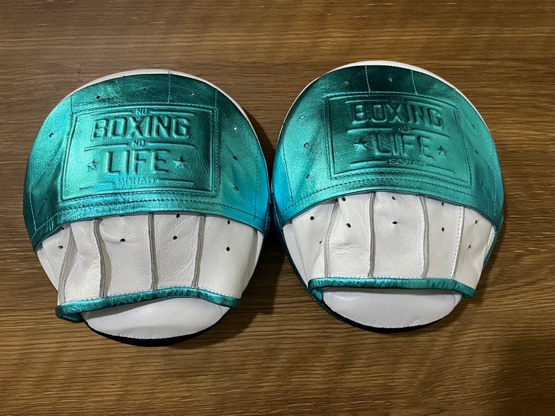 NO BOXING NO LIFE パンチングミット NOBOXING NOLIFEパンチングミット ブルー | ボクシング格闘技専門店