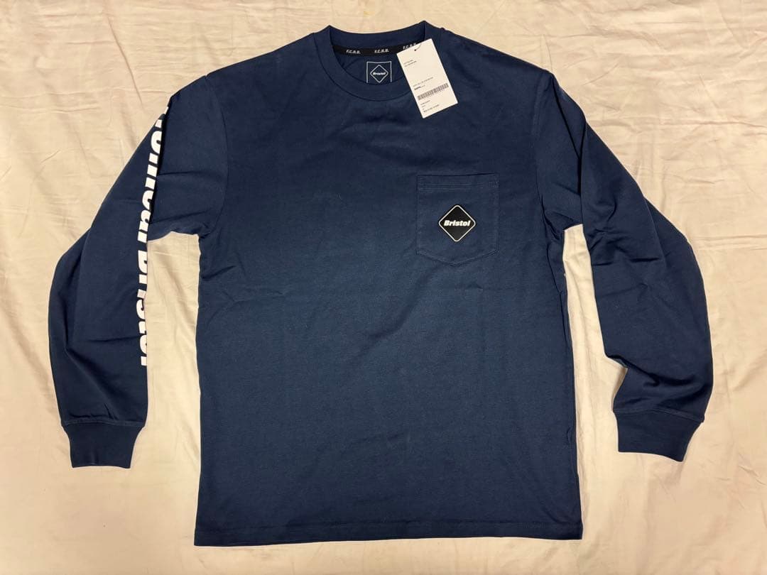 未使用 F.C.Real Bristol 長袖カットソー M ネイビー