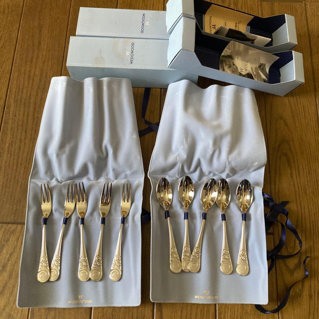  ウェッジウッド　 スプーン&フォークセット WEDGWOOD ウェッジウッド スプーン フォーク セット 未使用 ベビー