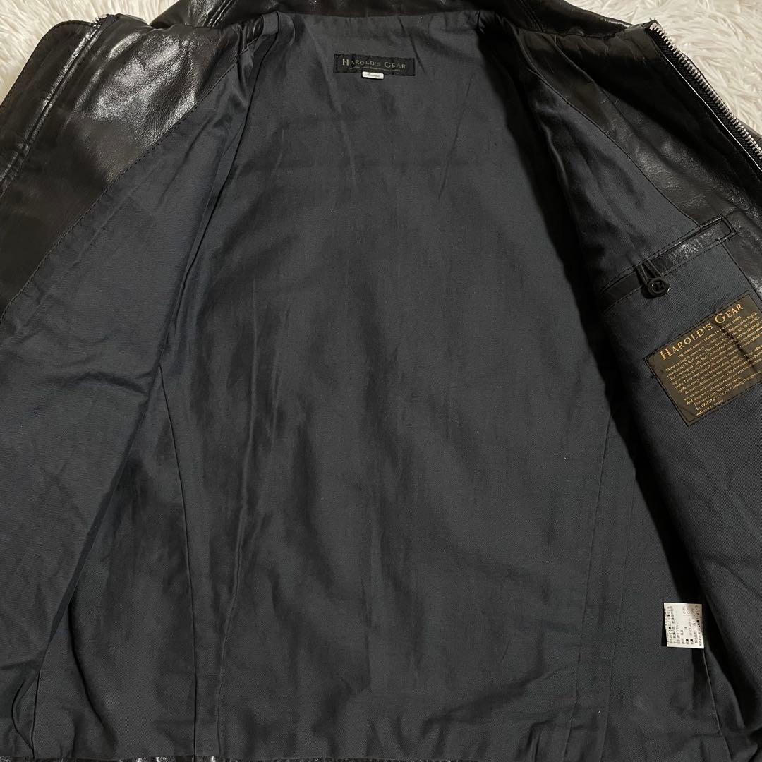 ハロルズギア レザージャケット 襟付き 馬革 ホースハイド - メルカリ