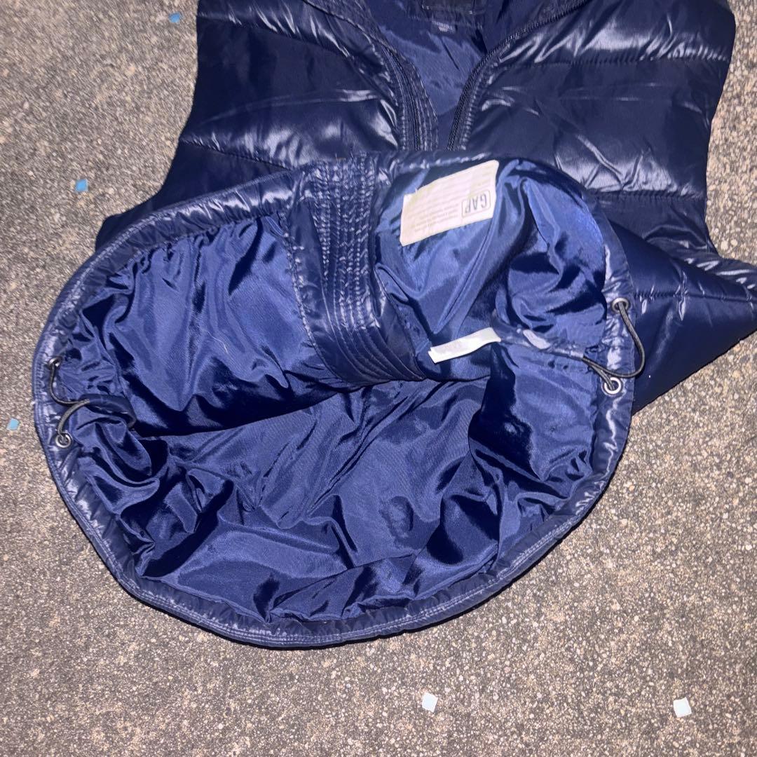 00s old GAP Y2K ファーダウンベスト 平成 グランジ ギャル男 - メルカリ