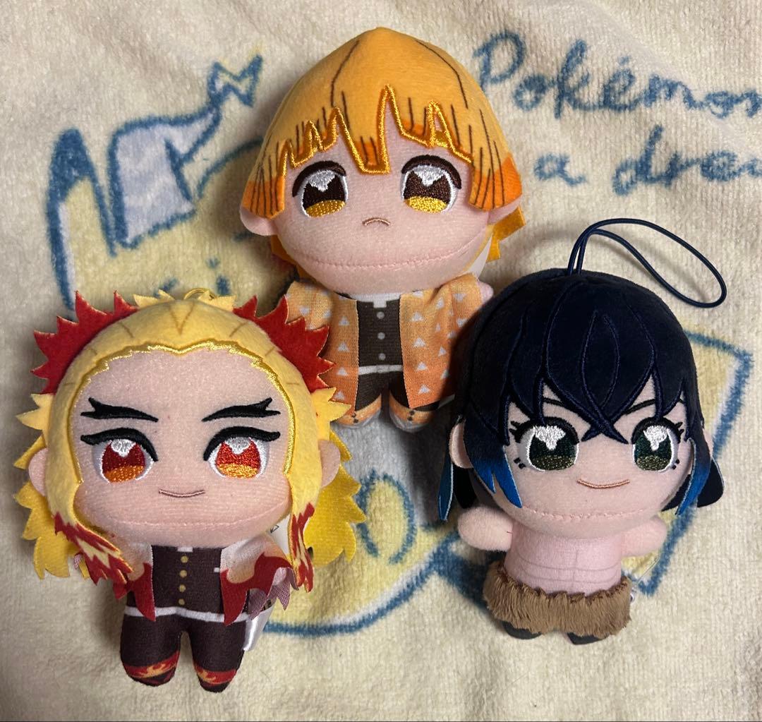 鬼滅の刃 ぬいぷりけmini 3個セット - メルカリ