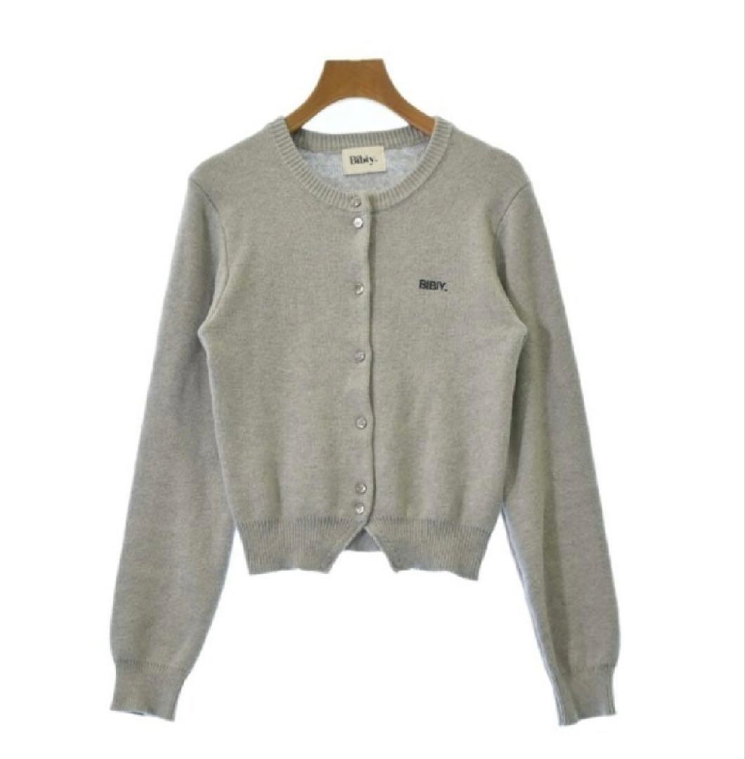 Bibiy. グレー カーディガン