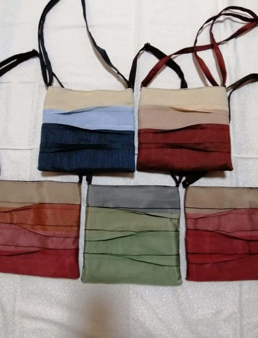 畳へり トートバッグ オレンジ×ピンク×赤 大きめのA4サイズ ほかの通販