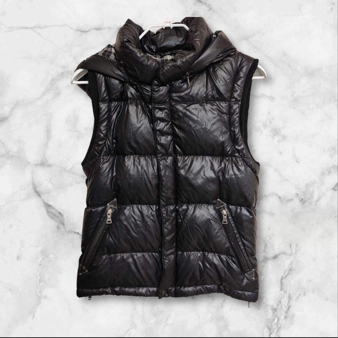 BURBERRY BLACK LABEL ダウンベスト Mサイズ - メルカリ