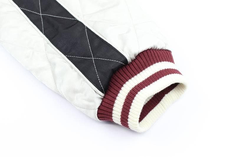 HOUSTON レーヨン スカジャン ALASKA HAWK柄 51216 L