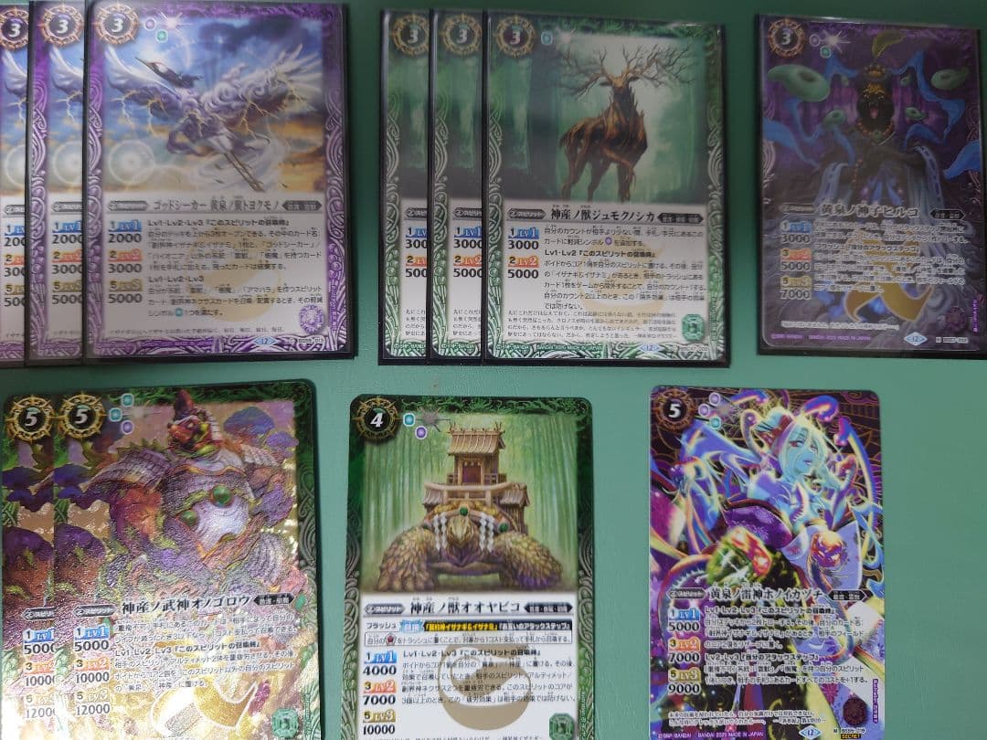 バトスピ イザナギ＆イザナミデッキ スリーブ付き