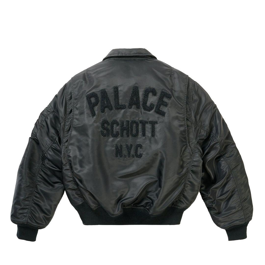 PALACE x Schott 90's Fit Bomber Jacket - メルカリ