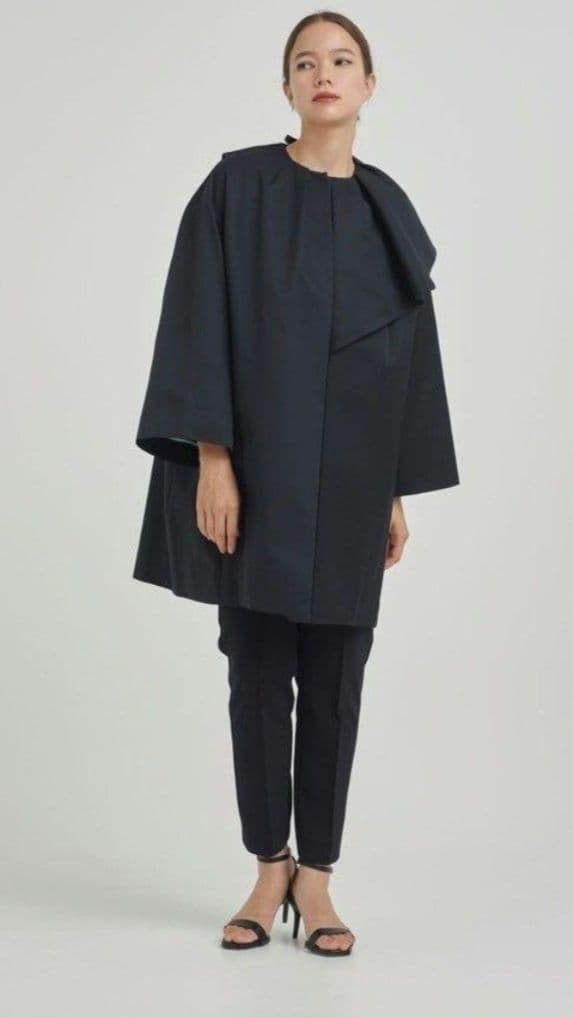 yori ツイルサイドフレアコート 38 - メルカリ