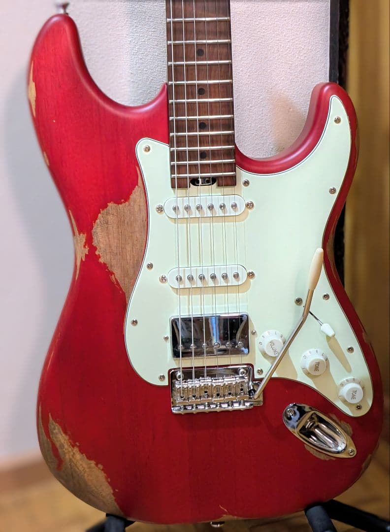 【生産終了】バッカス ストラト SSH グローバルシリーズ レリック加工 生産終了】バッカス ストラト SSH グローバルシリーズ レリック加工