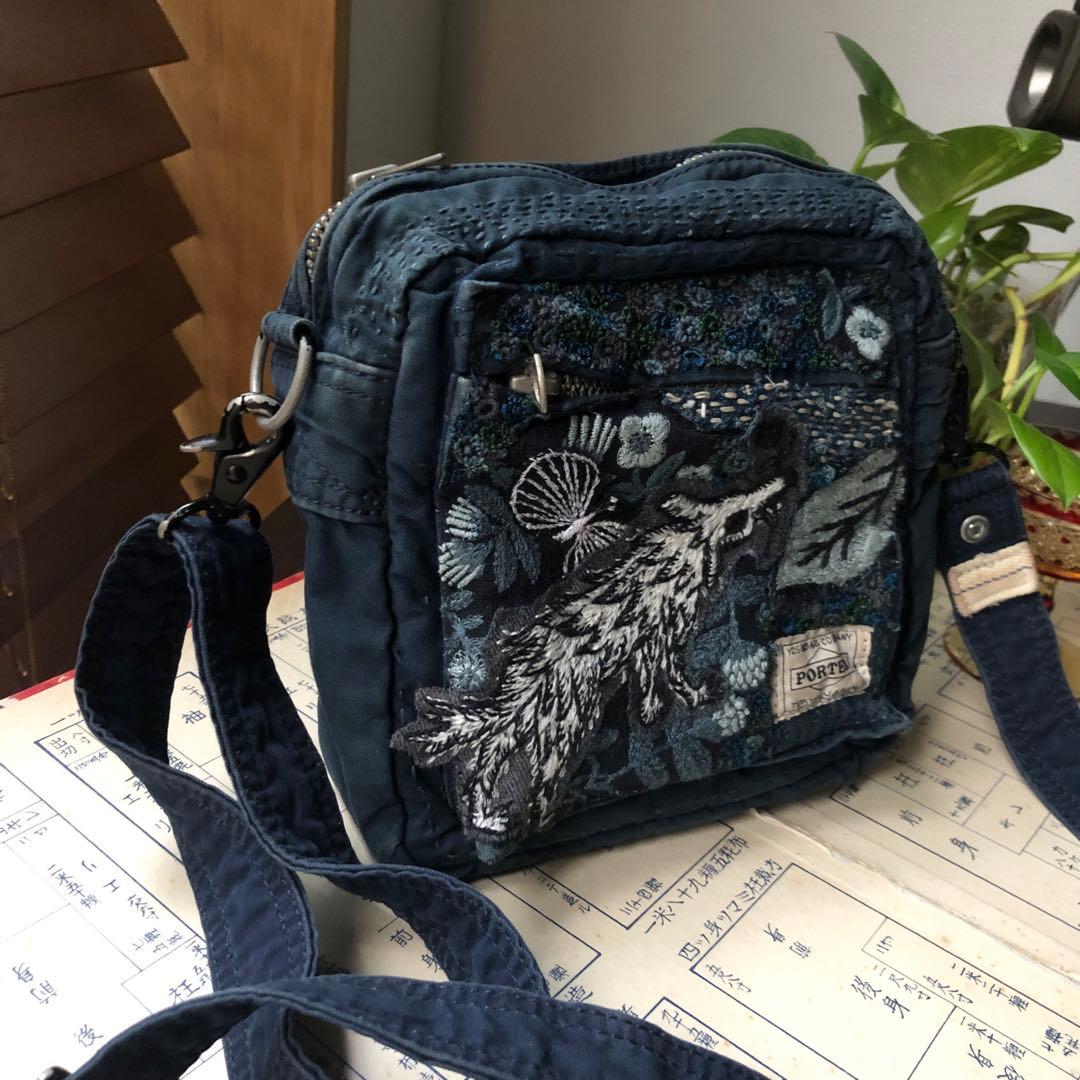 ポーターをリメイク/藍染／襤褸 - メルカリ