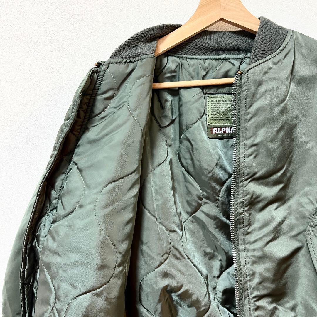 80's《ALPHA INDUSTRIES》MA-1 USA製 旧タグ