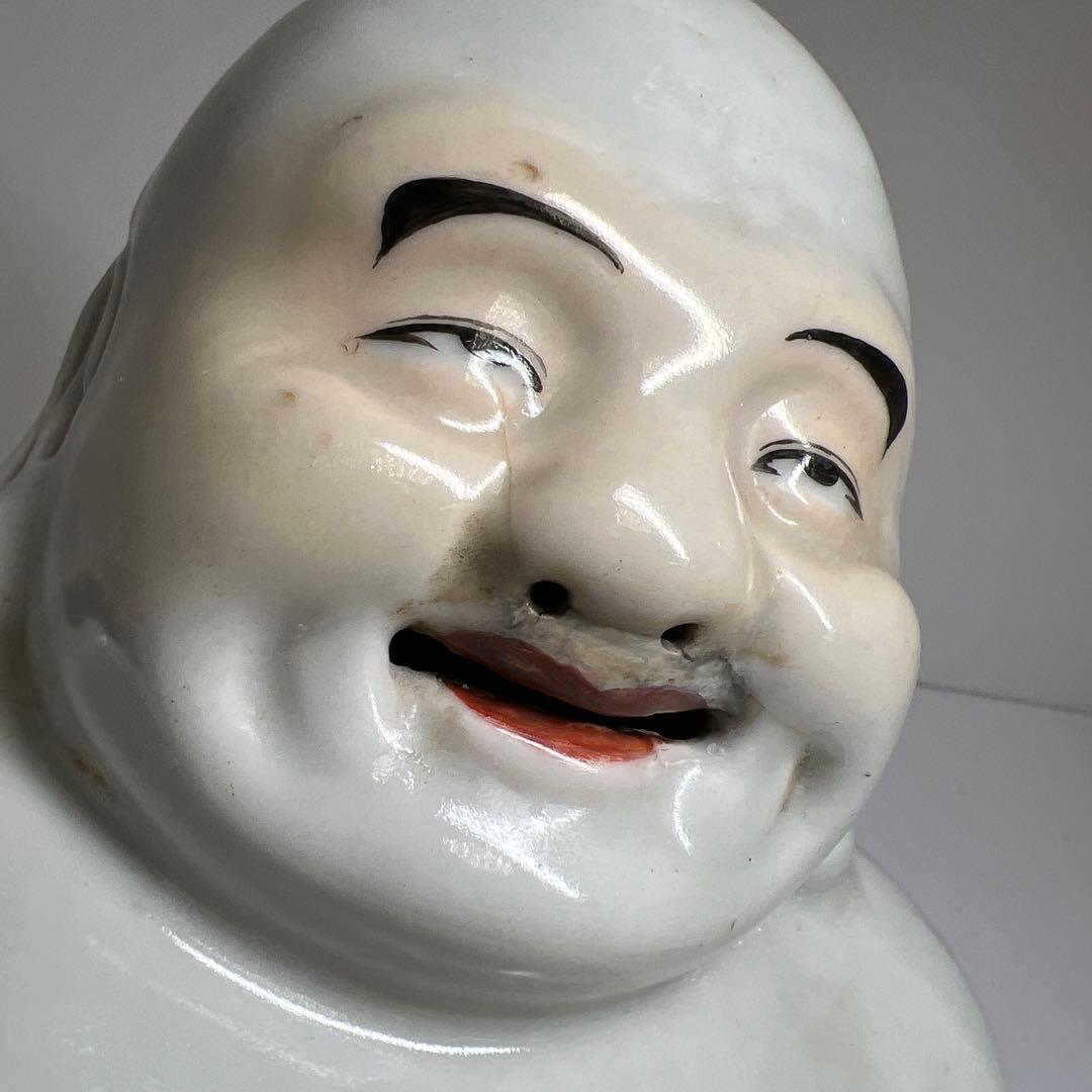 中国清時代 粉彩布袋 西江印 高さ約26㎝ 東Y7-1224