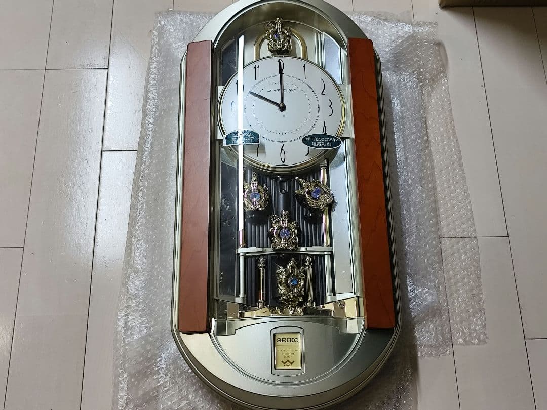 セイコー ルミナスアート からくり時計 メロディ レア 電波 動作確認済み セイコー ルミナスアート からくり時計 メロディ レア 電波 動作確認