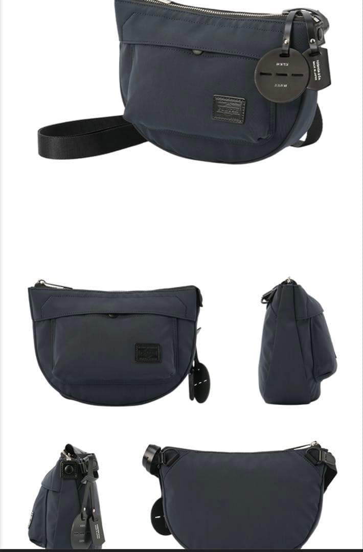 極美品】PORTER GIRL ボディバッグ ネイビー - メルカリ