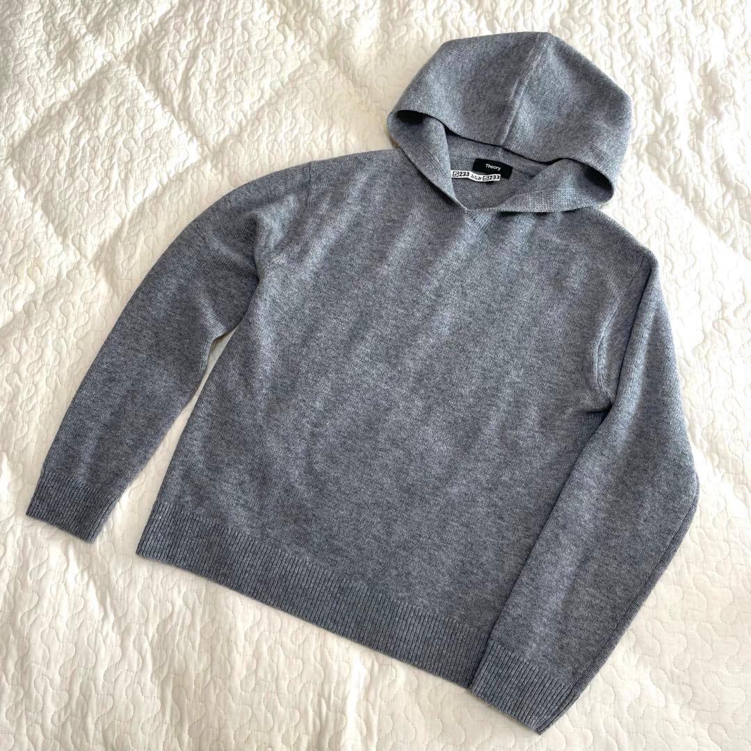 セオリー Lana Cash Slim Hoodie フード カシミヤ混ニット - メルカリ