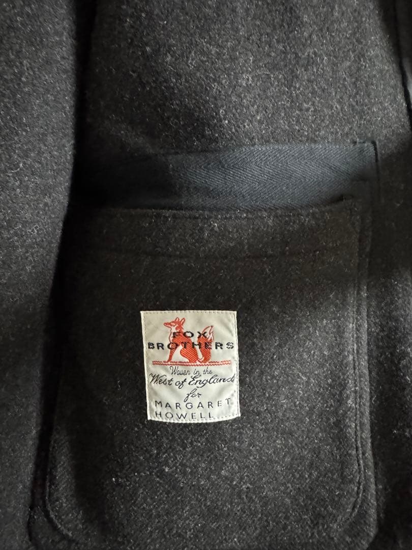 マーガレットハウエル Fox Brothers カーコート L 美品 - メルカリ