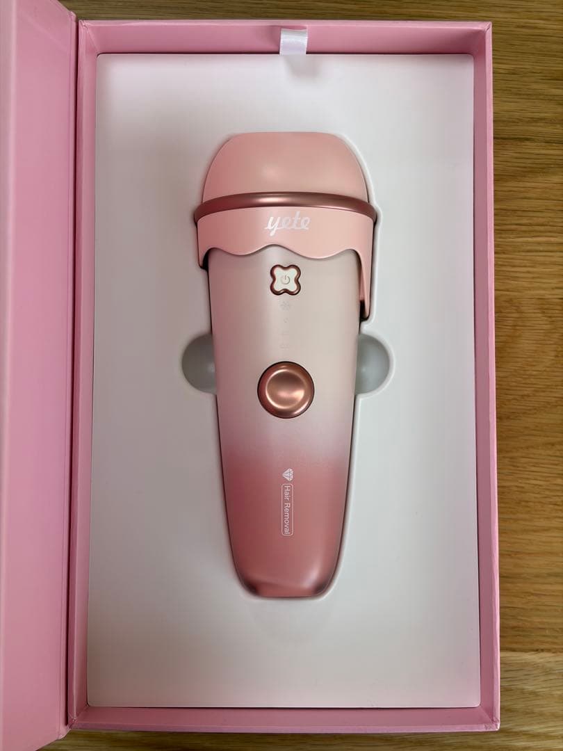 Yete 脱毛器 Beautigo サファイア冷感 アイスクリーム型 Amazon | YETE 脱毛器 【冷感サファイア搭載】 家庭用IPL光美容器 VIO