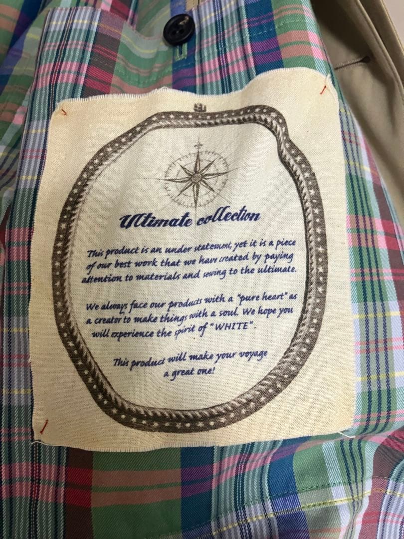 D.C.WHITE バルカマーンコート　サイズ48