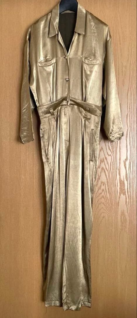 ヴィンテージ ゴールド オールインワン 長袖 サロペット つなぎ 古着 古着 60～70年代 ケイシー ジョーンズ CASEY JONES 長袖