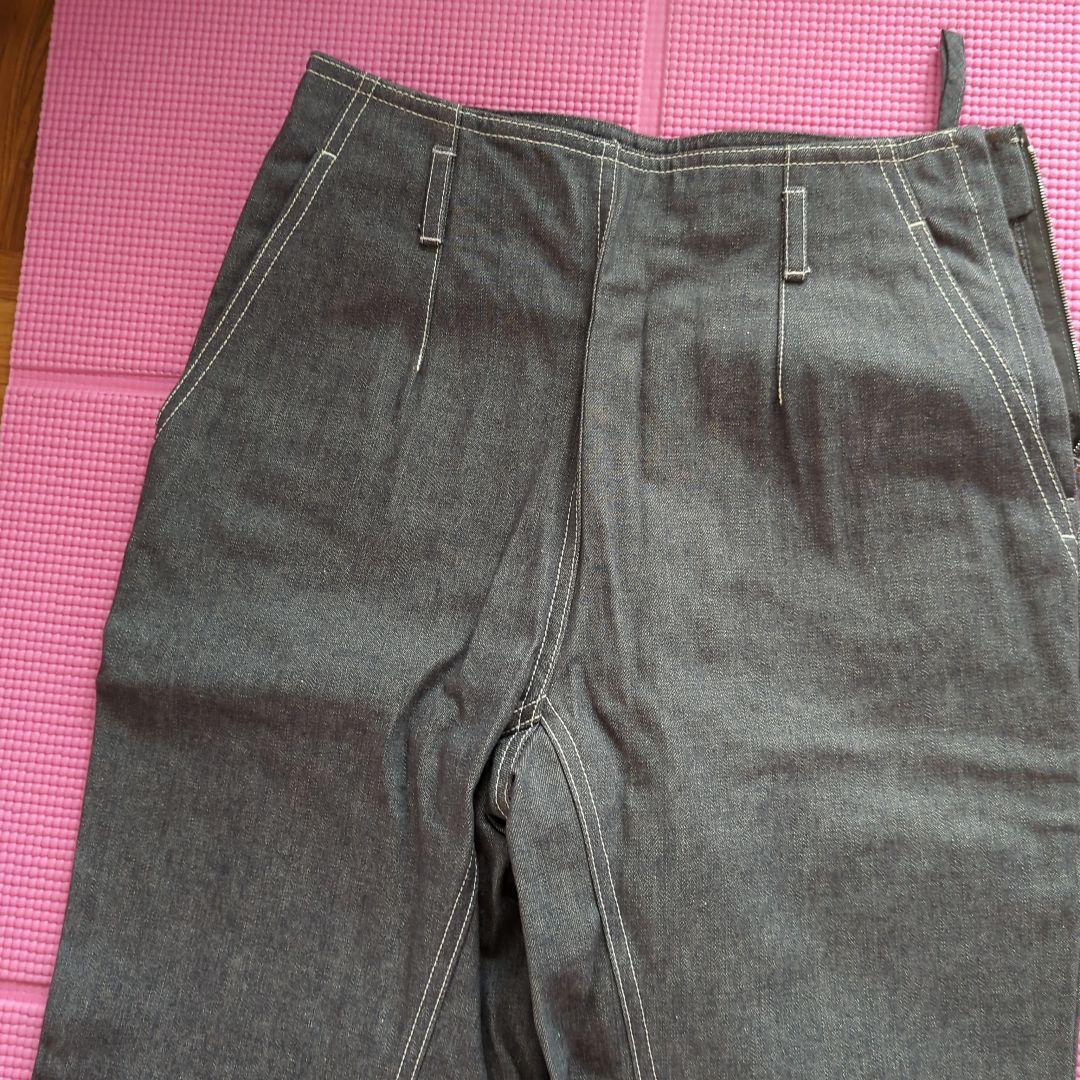 koyuki様専用シャネルCOCOマークデニムワイドベルボトム未使用品36