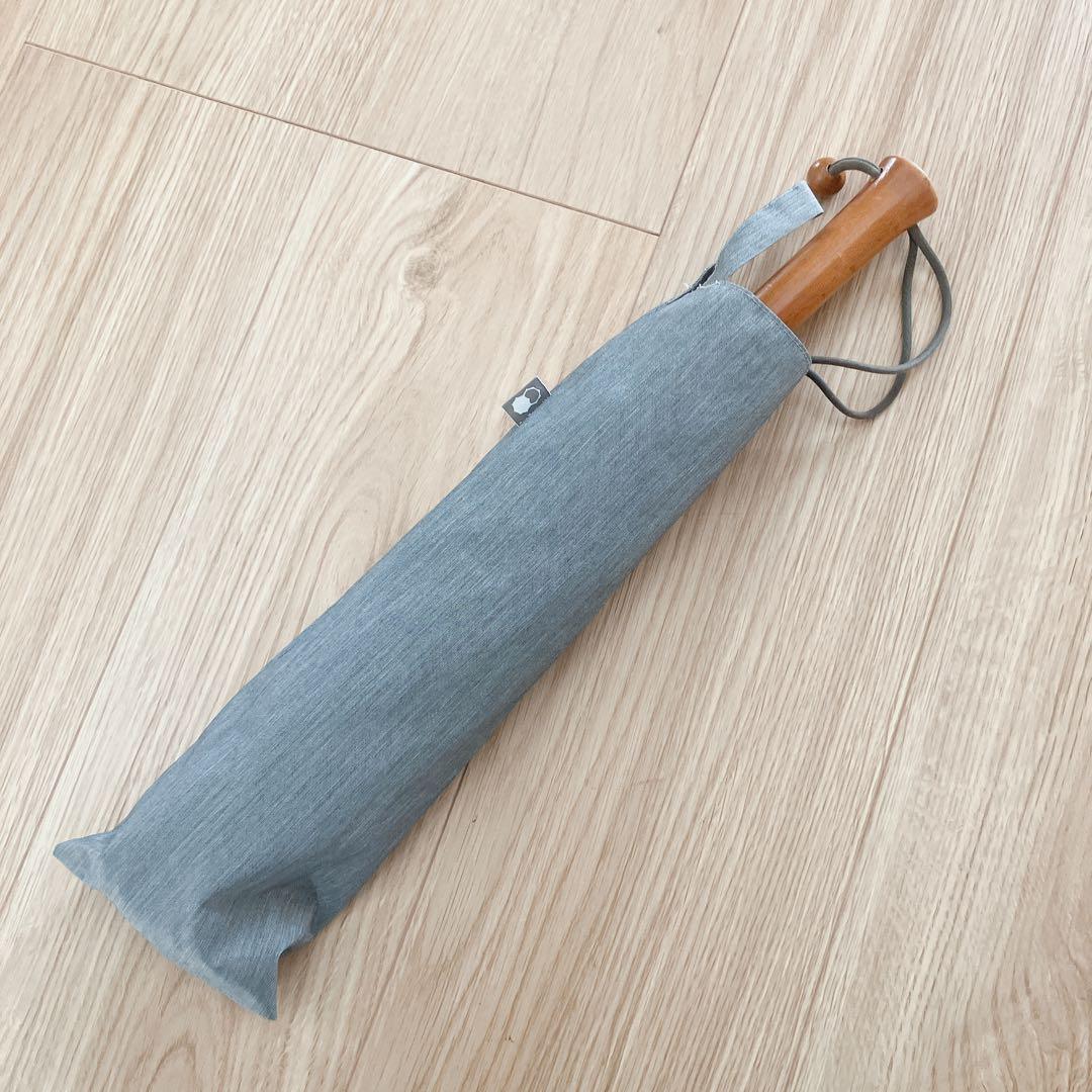 サンバリア100 日傘 2段折り フロスト グレー - メルカリ