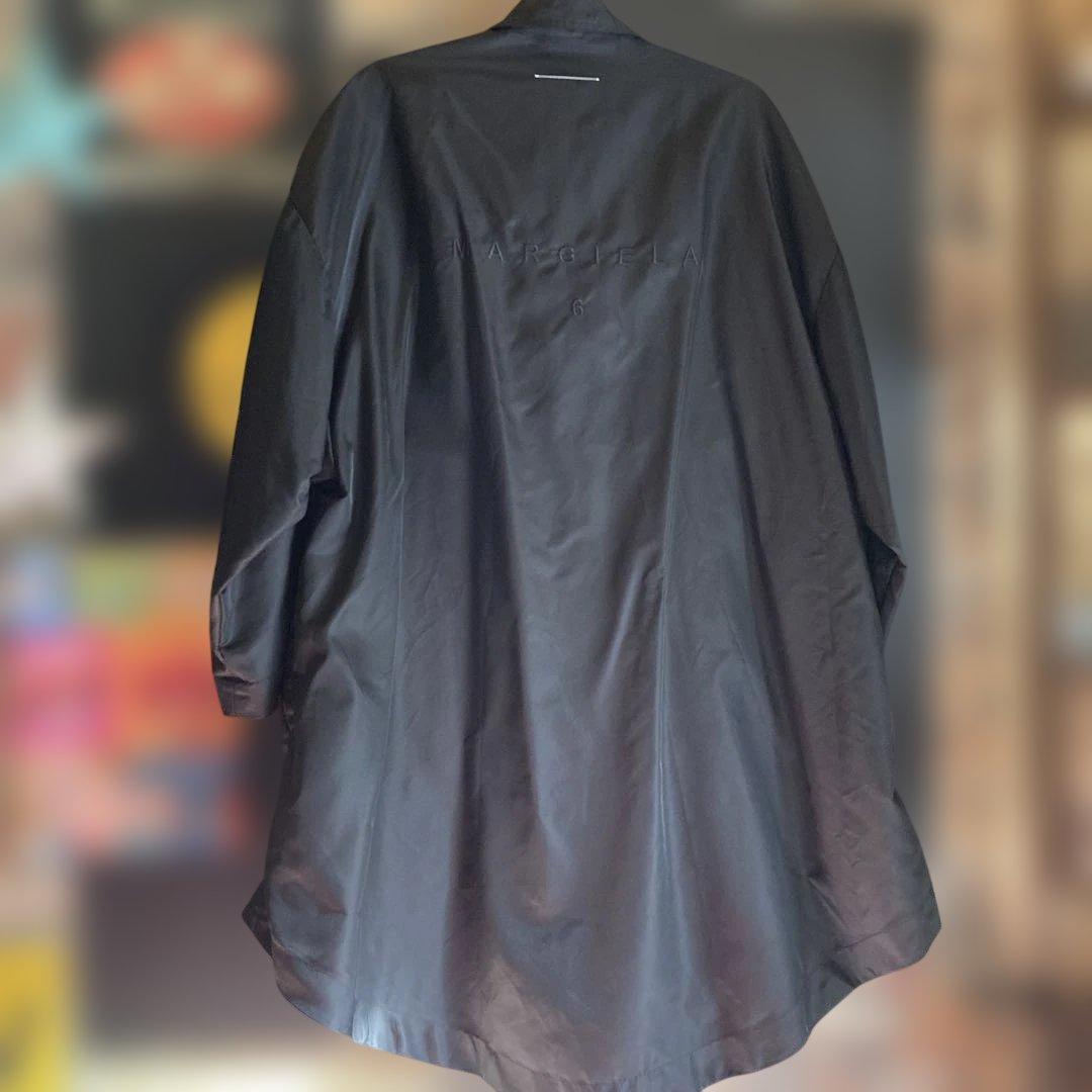 mm6マルジェラ ナイロンロゴ刺繍 コート サイズ38