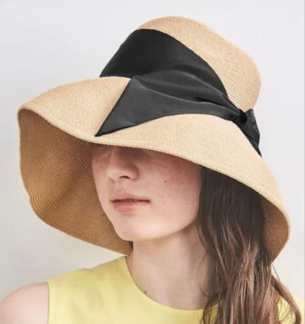 【未使用】アシーナニューヨーク ハット リボンブラック Athena New York（アシーナニューヨーク） 帽子 ハット Magnolia