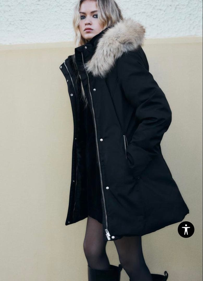 ZARA ウォーター＆ウインドプロテクトアノラック - メルカリ