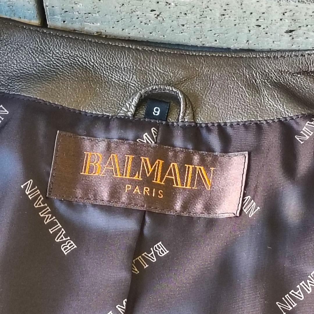 ❤もも様専用【ピエールバルマン】✨美品 レザージャケット 羊革 茶系