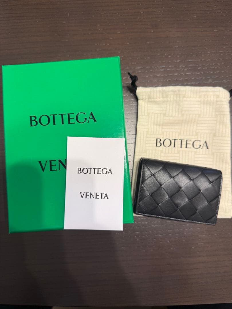 ボッテガヴェネタ 三つ折り財布 ブラック ボッテガ 財布 レディース 三つ折り ボッテガ・ヴェネタ BOTTEGA