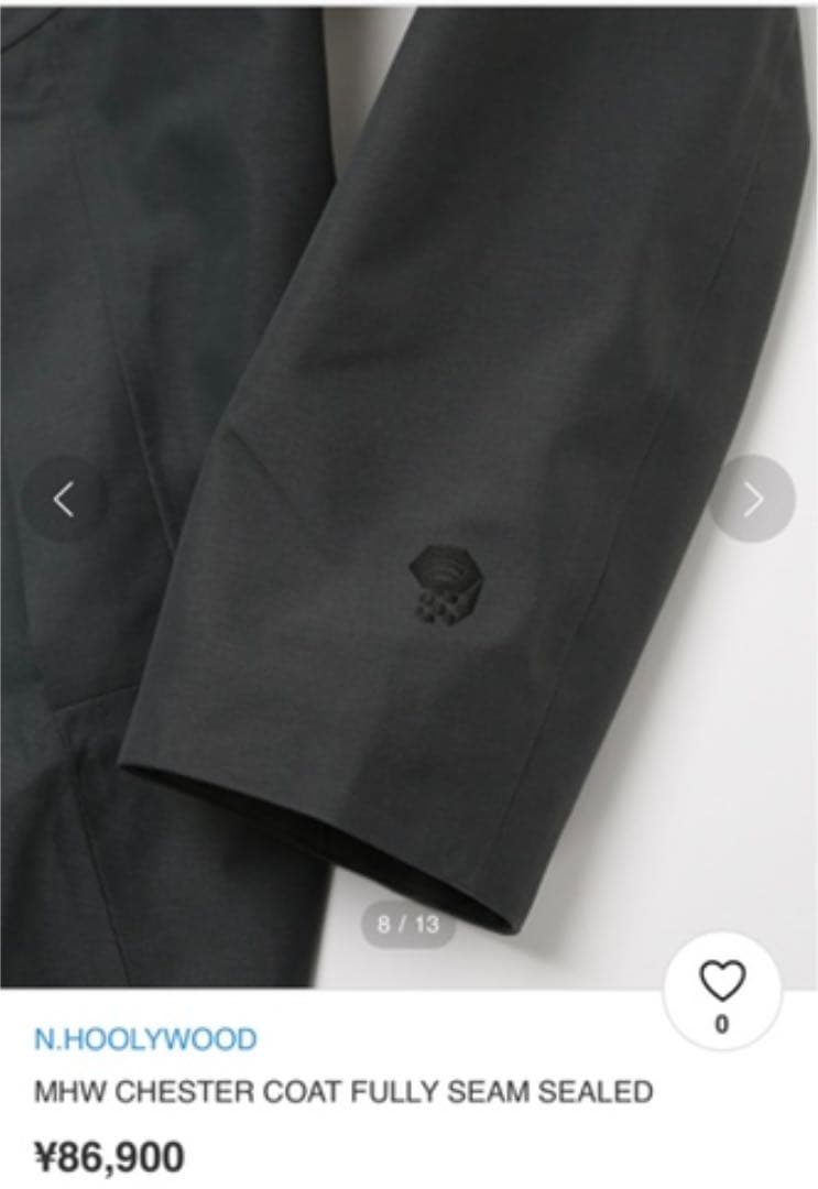 N.HOOLYWOOD エヌハリウッド MHWコラボ チェスターコート - メルカリ