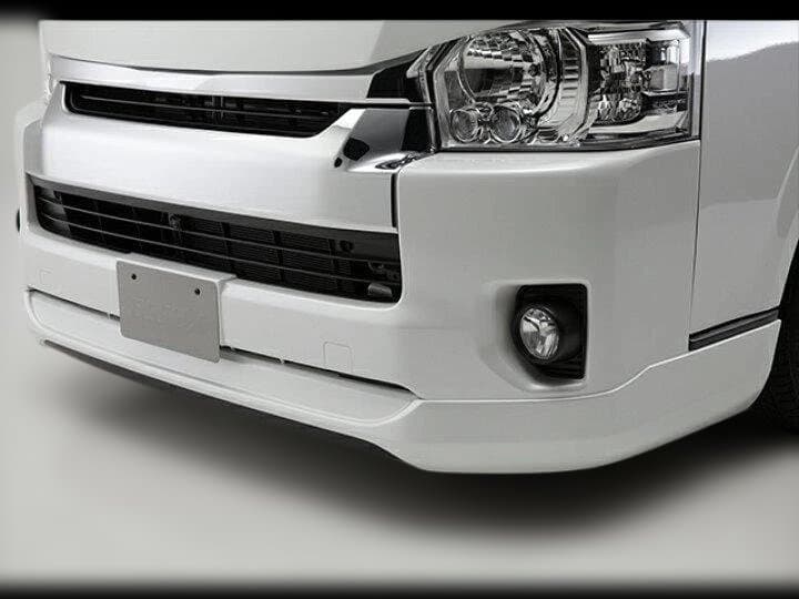 ハイエース200系ワイド用CRSエセックスバージョン4フロントスポイラー美品 ESSEX（エセックス） CRS ESSEX ワイド4~6型用 フロントリップ