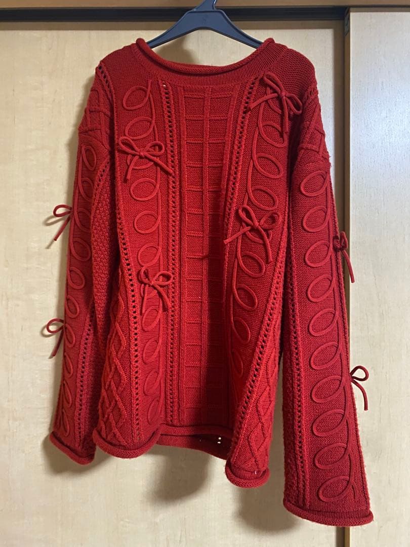 【トウ】poppy くるくるリボン　ニット Kurukuru ribbon Knit