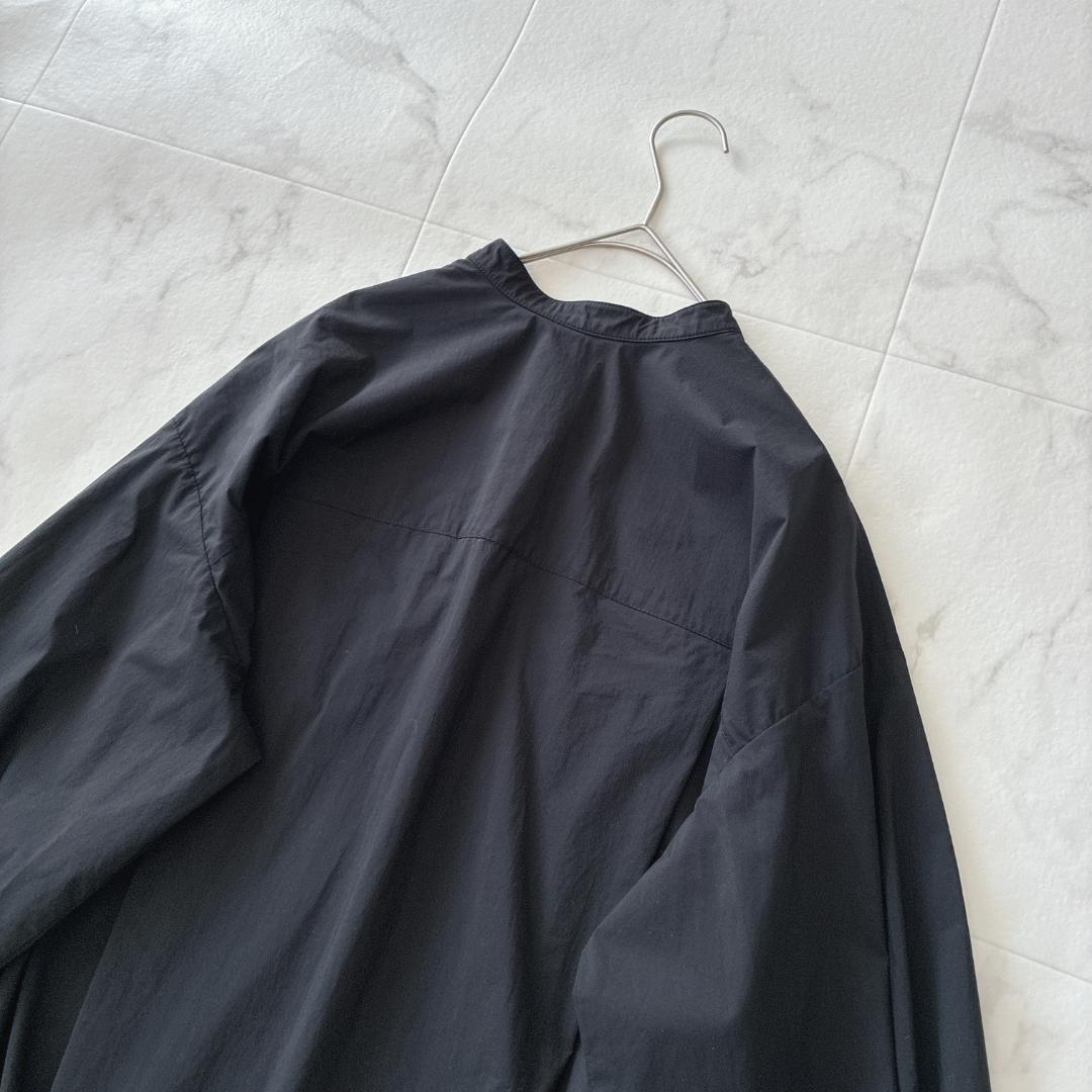 BEARDSLEY ビアズリー ギャザーカフスシャツ 黒 2023SS 完売 - メルカリ