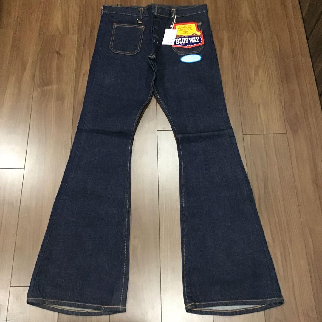 ブルーウェイ ベルボトム 【デッドストック】70s コーンミルズ デニム