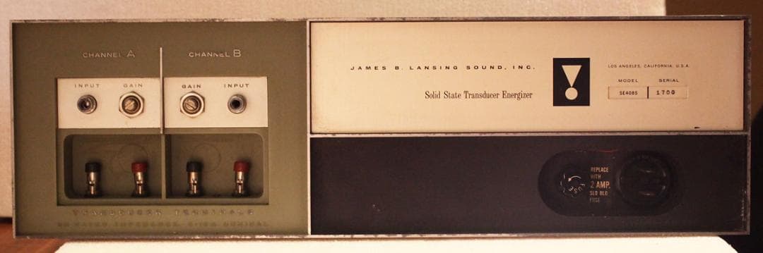 希少JBL SE408Sパワーアンプ パラゴン、メトロゴン、オリンパス