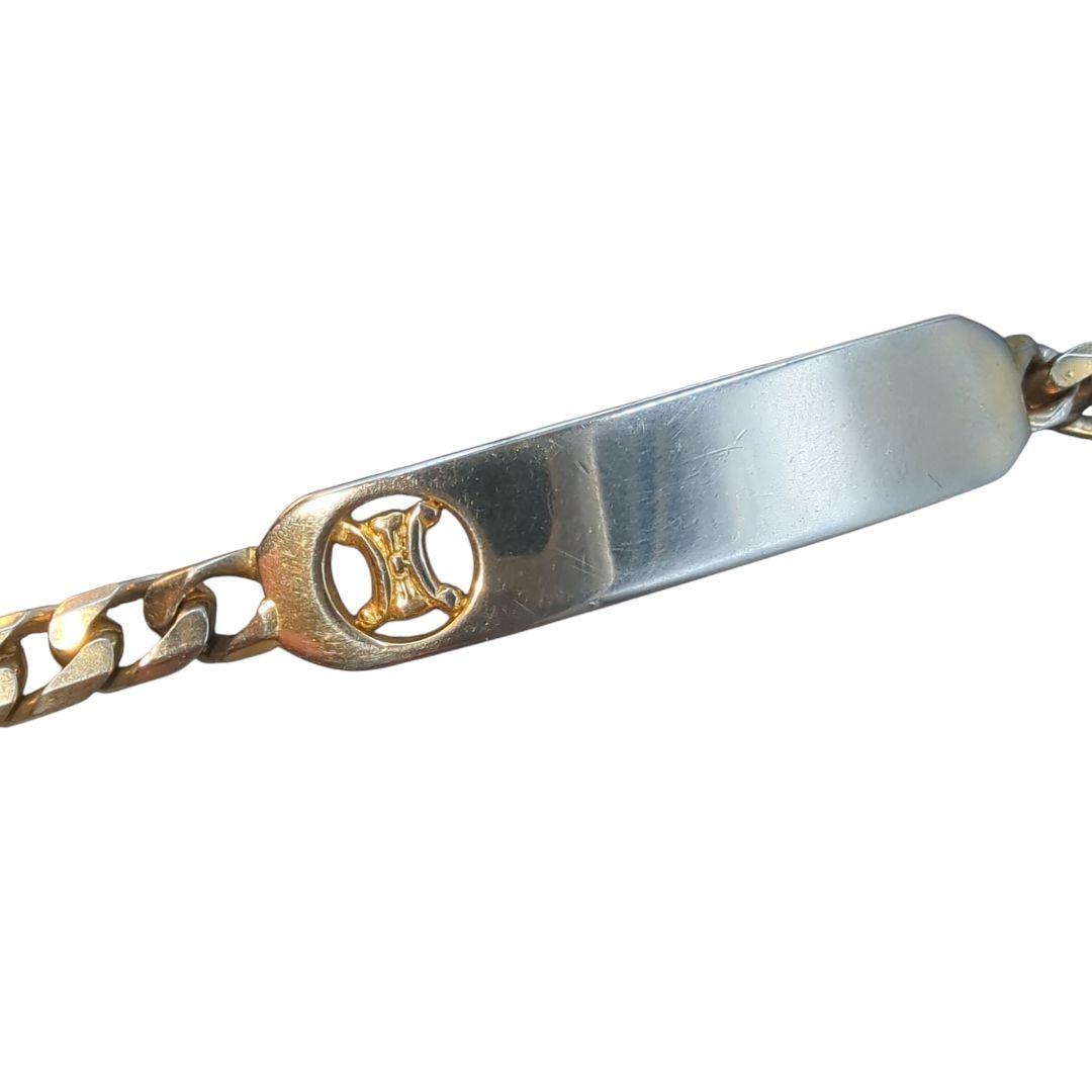 セリーヌ CELINE ブレスレット マカダム ID ヴィンテージ バングル